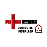 NICEIC logo in red and black new